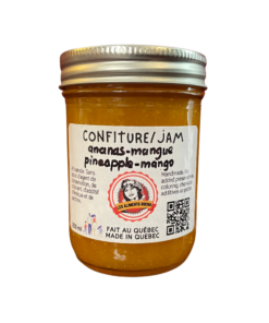 confiture d'ananas et mangue 250 ml