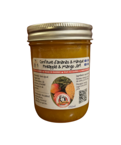 confiture d'ananas et mangue/pineapple and mango jam 250 ml