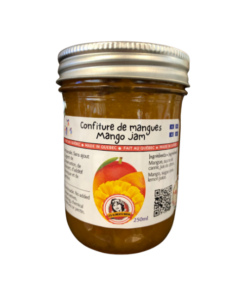 confiture de mangues/mango jam 250 ml
