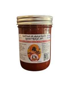 confiture de papaye et fraises/papaya and strawberry jam 250 ml